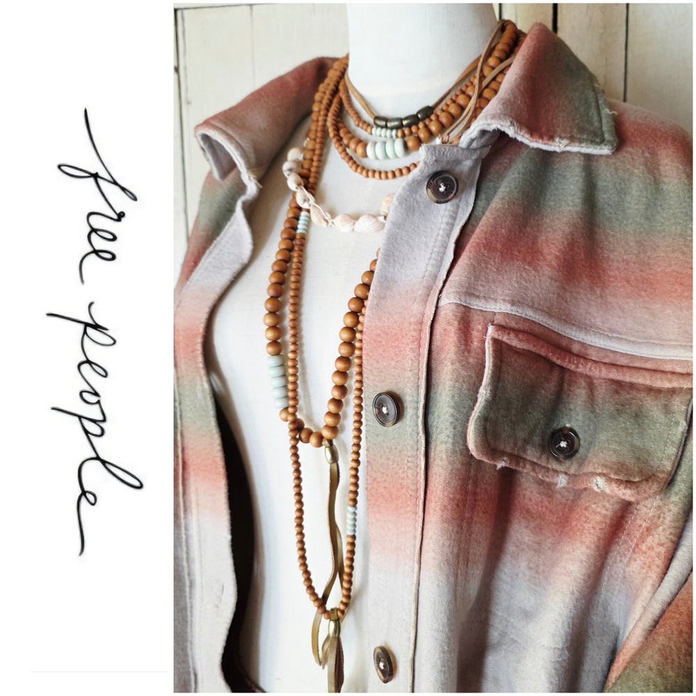 NWT Free People Ruby Shaket Marzipan M